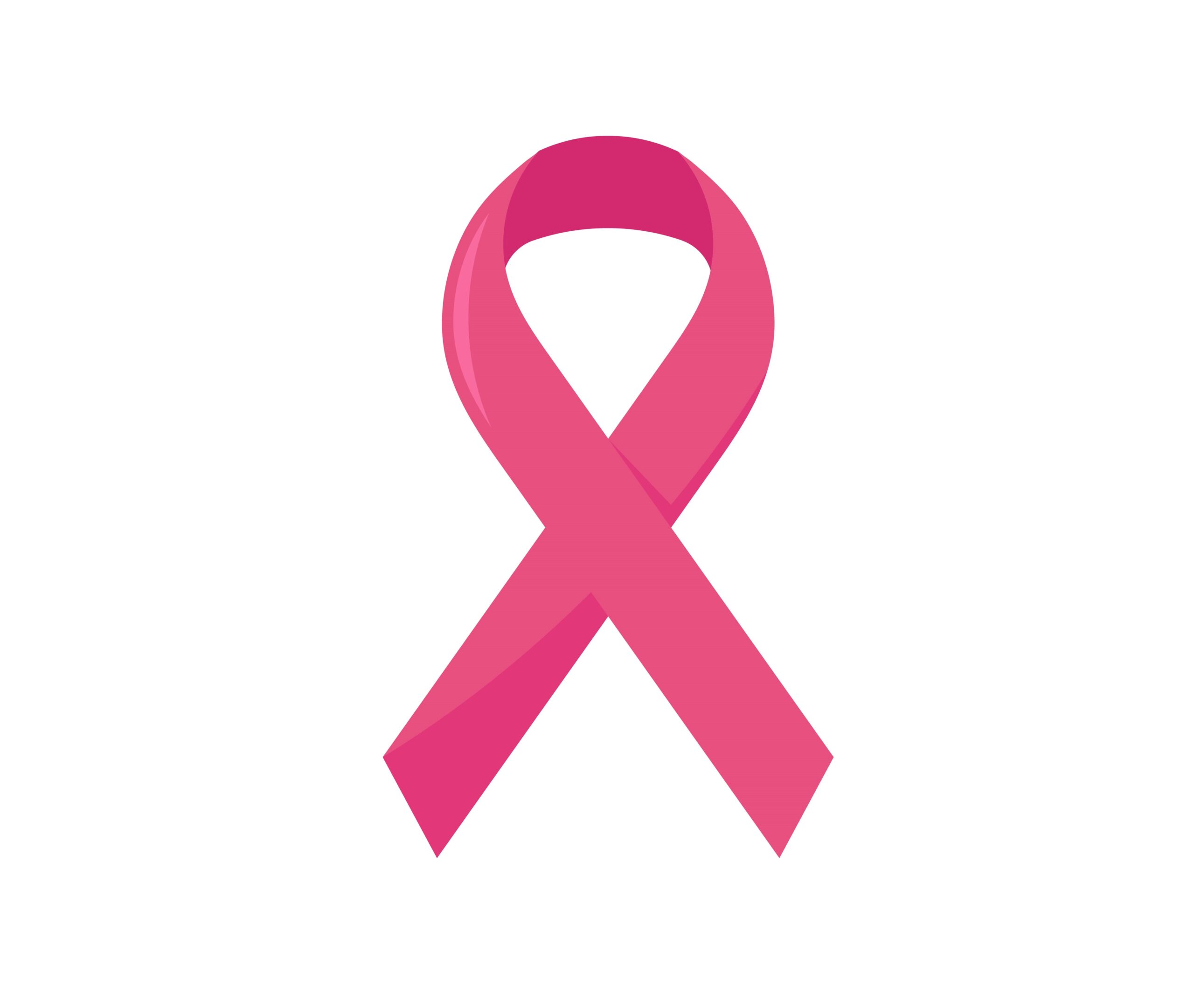 Illustration of breast cancer awareness ribbon